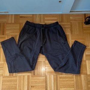 dark gray sweatpants